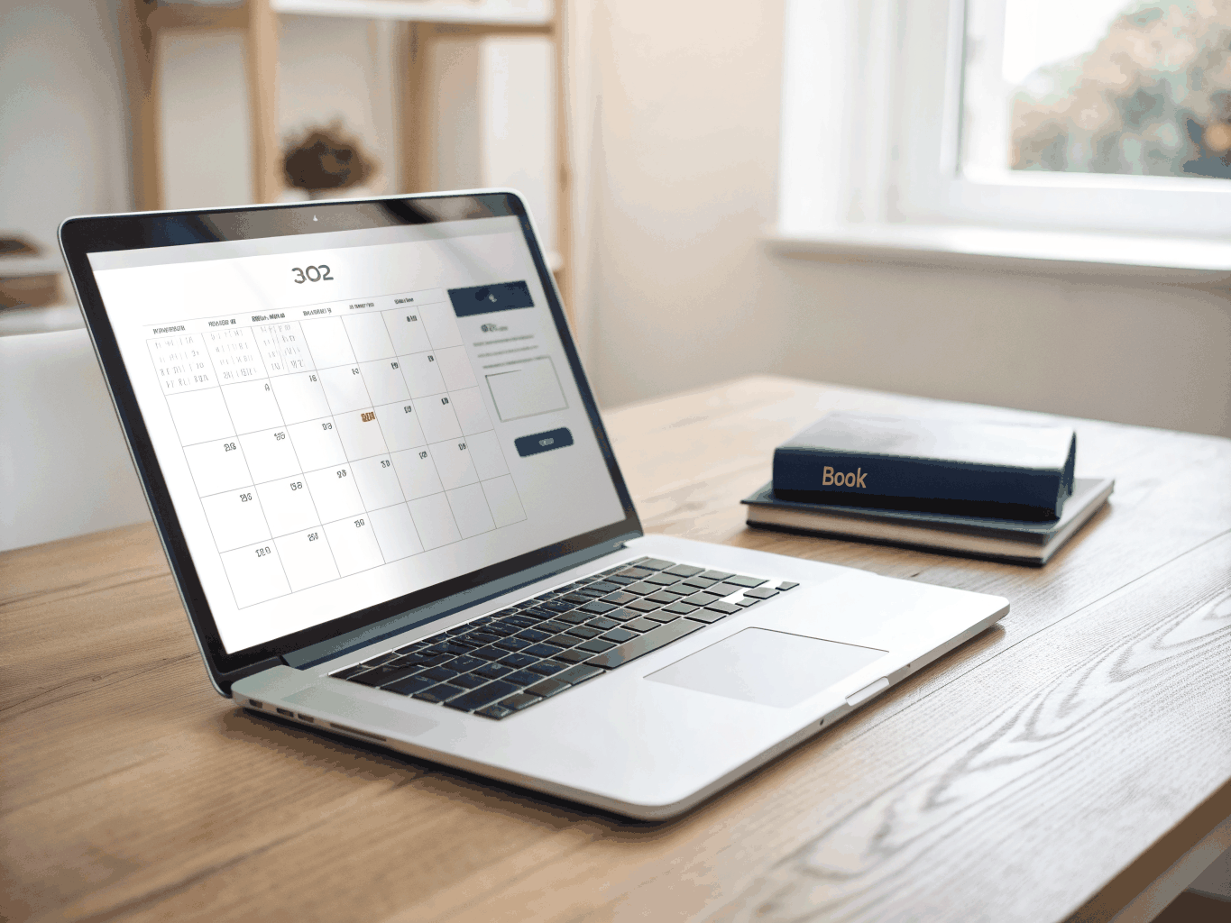 Digital calendar interface showing automated appointment slots for auto repair services