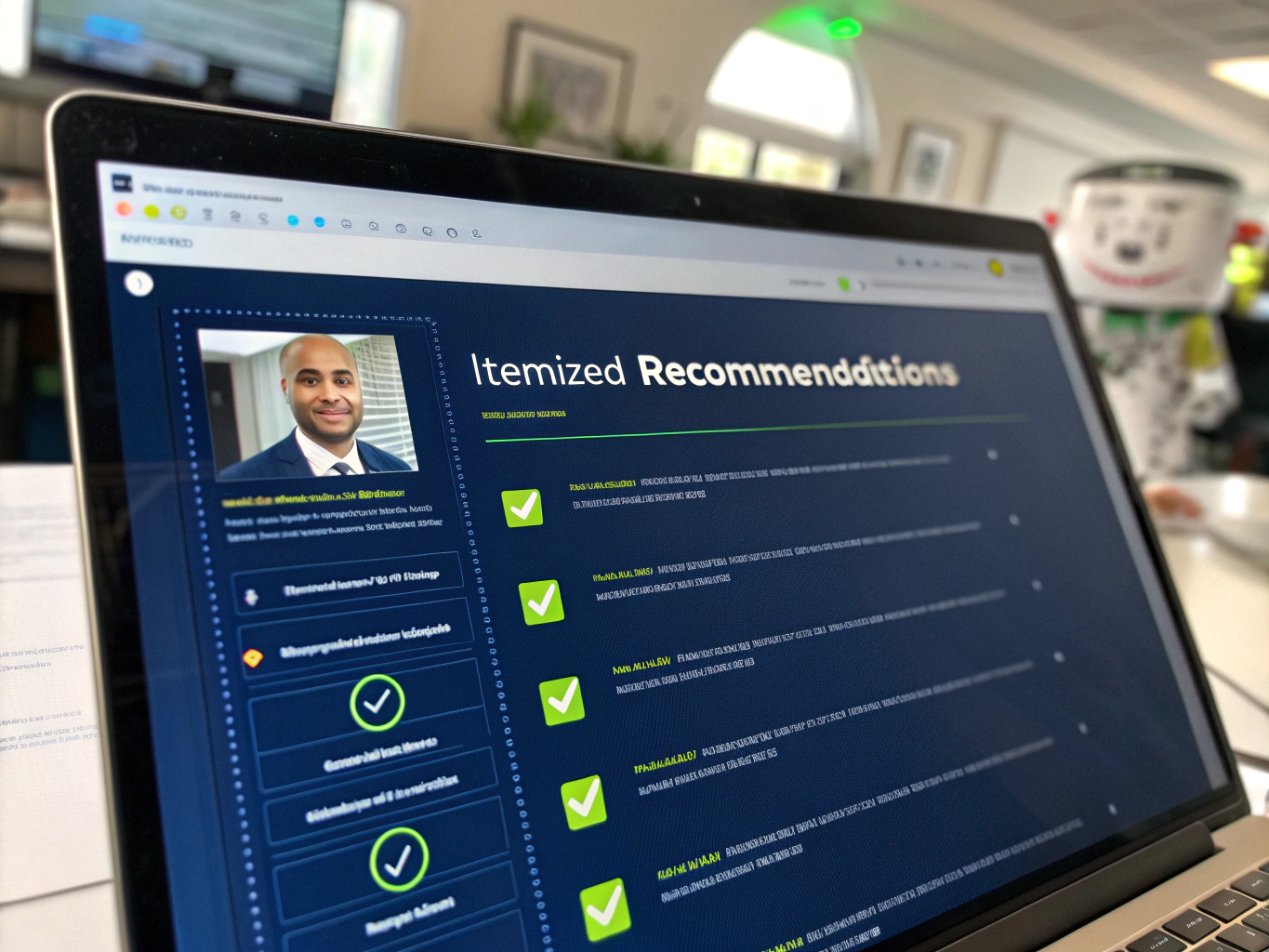 Final audit dashboard showing green status flags for system readiness