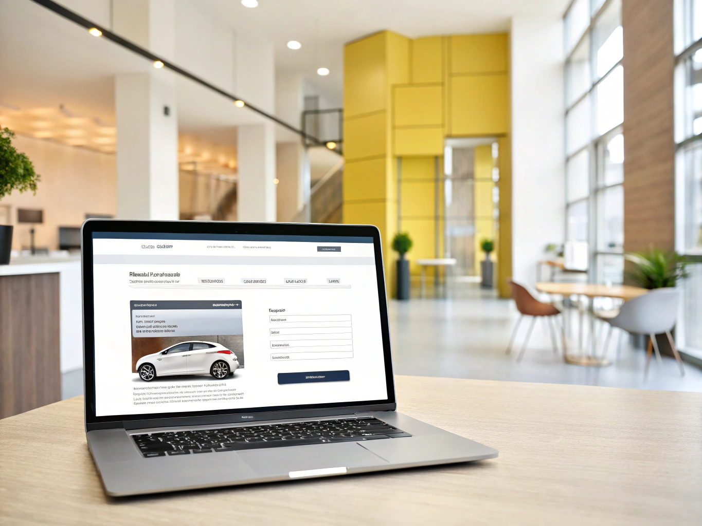 Digital intake form showing shop service menu and pricing configuration fields